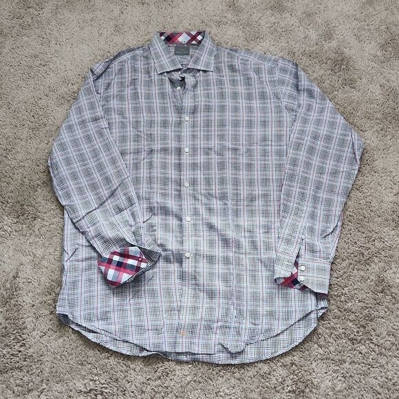 Thomas Dean check button up - Picture 1 of 9